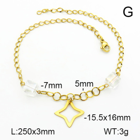 Stainless Steel Anklets  7A9000176vbll-350