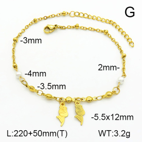 Stainless Steel Anklets  7A9000181bbml-350