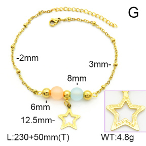 Stainless Steel Anklets  7A9000184vbmb-350