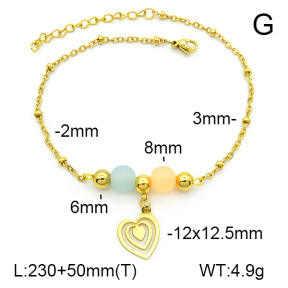 Stainless Steel Anklets  7A9000186vbmb-350