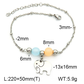 Stainless Steel Anklets  7A9000188ablb-350
