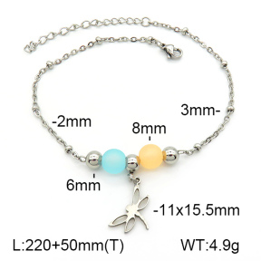 Stainless Steel Anklets  7A9000189ablb-350