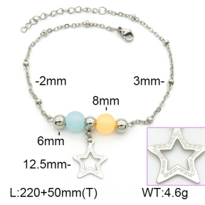 Stainless Steel Anklets  7A9000190ablb-350