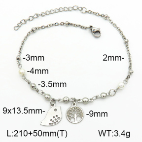 Stainless Steel Bracelet  7B3000144vbll-350
