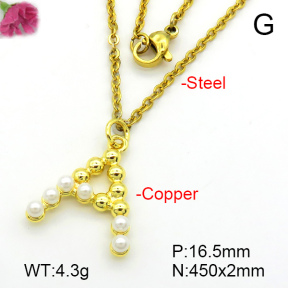 Fashion Copper Necklace  F7N300317aajl-L017