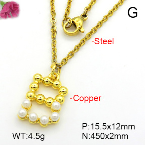 Fashion Copper Necklace  F7N300318aajl-L017