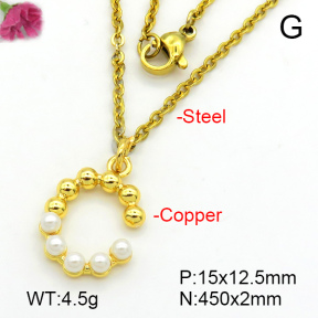 Fashion Copper Necklace  F7N300319aajl-L017