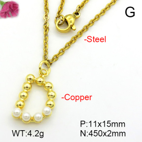 Fashion Copper Necklace  F7N300320aajl-L017