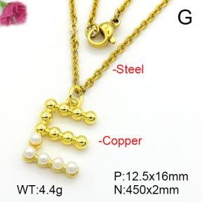 Fashion Copper Necklace  F7N300321aajl-L017