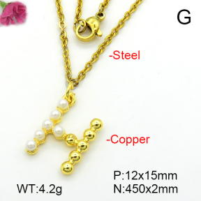 Fashion Copper Necklace  F7N300324aajl-L017