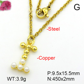 Fashion Copper Necklace  F7N300325aajl-L017