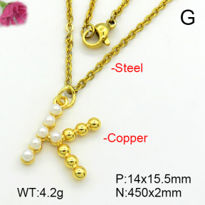 Fashion Copper Necklace  F7N300327aajl-L017