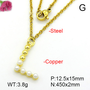 Fashion Copper Necklace  F7N300328aajl-L017