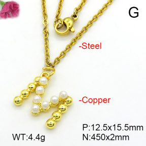 Fashion Copper Necklace  F7N300329aajl-L017