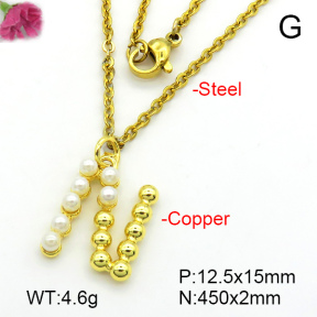 Fashion Copper Necklace  F7N300330aajl-L017