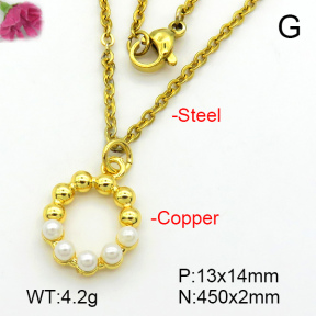 Fashion Copper Necklace  F7N300331aajl-L017