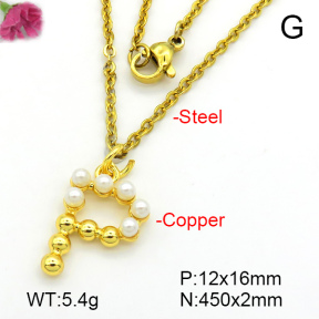 Fashion Copper Necklace  F7N300332aajl-L017