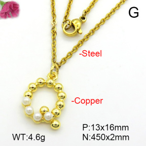 Fashion Copper Necklace  F7N300333aajl-L017
