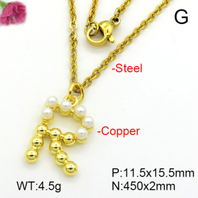 Fashion Copper Necklace  F7N300334aajl-L017