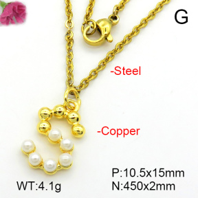 Fashion Copper Necklace  F7N300335aajl-L017