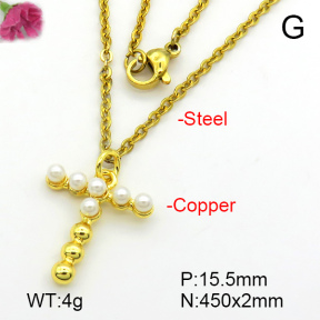 Fashion Copper Necklace  F7N300336aajl-L017