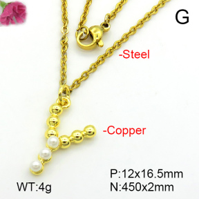 Fashion Copper Necklace  F7N300341aajl-L017