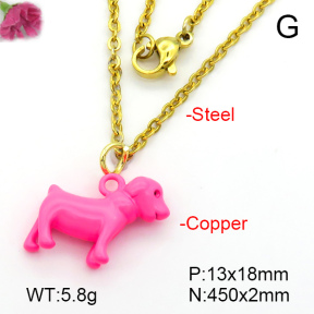 Fashion Copper Necklace  F7N300345avja-L017