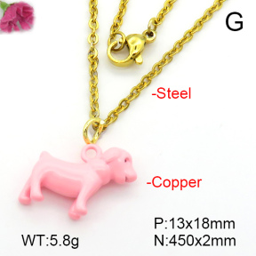 Fashion Copper Necklace  F7N300347avja-L017