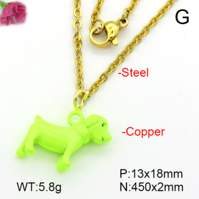 Fashion Copper Necklace  F7N300348avja-L017
