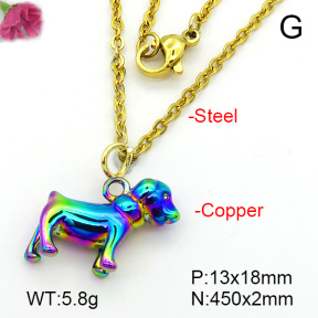 Fashion Copper Necklace  F7N300349avja-L017