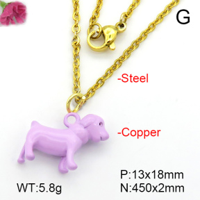 Fashion Copper Necklace  F7N300351avja-L017
