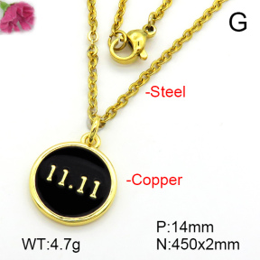 Fashion Copper Necklace  F7N300352vail-L017