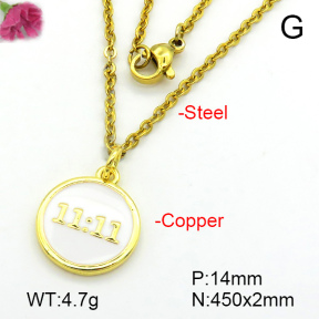 Fashion Copper Necklace  F7N300353vail-L017