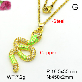 Fashion Copper Necklace  F7N300356vbmb-L017
