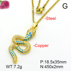 Fashion Copper Necklace  F7N300360vbmb-L017