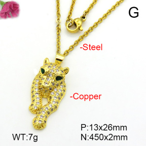 Fashion Copper Necklace  F7N401486ablb-L017