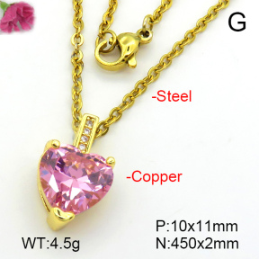 Fashion Copper Necklace  F7N401488avja-L017