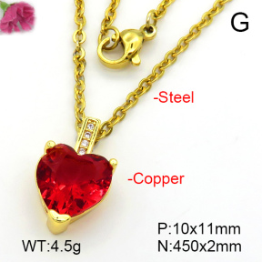 Fashion Copper Necklace  F7N401490avja-L017