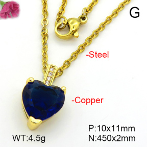 Fashion Copper Necklace  F7N401491avja-L017