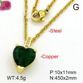 Fashion Copper Necklace  F7N401492avja-L017