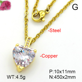Fashion Copper Necklace  F7N401493avja-L017