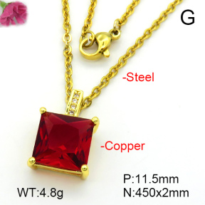 Fashion Copper Necklace  F7N401496avja-L017