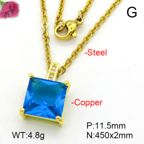 Fashion Copper Necklace  F7N401499avja-L017