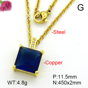 Fashion Copper Necklace  F7N401500avja-L017