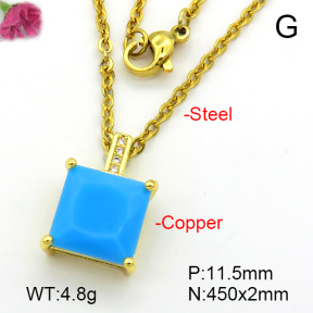 Fashion Copper Necklace  F7N401502avja-L017