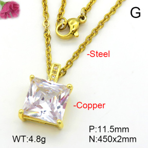 Fashion Copper Necklace  F7N401504avja-L017