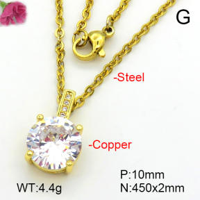 Fashion Copper Necklace  F7N401505avja-L017