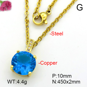 Fashion Copper Necklace  F7N401506avja-L017