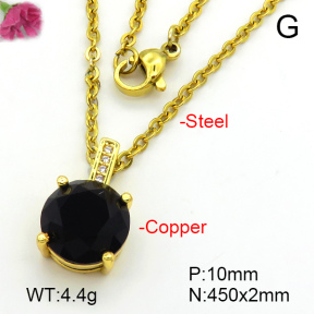 Fashion Copper Necklace  F7N401507avja-L017