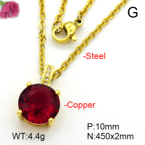 Fashion Copper Necklace  F7N401509avja-L017